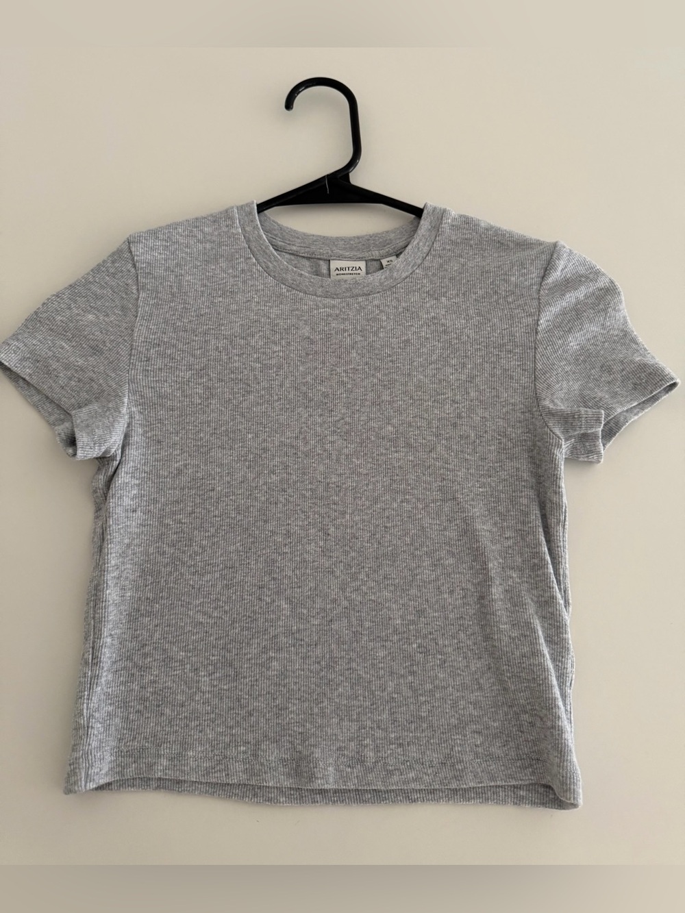 Aritzia Short-Sleeve Ribbed Tee